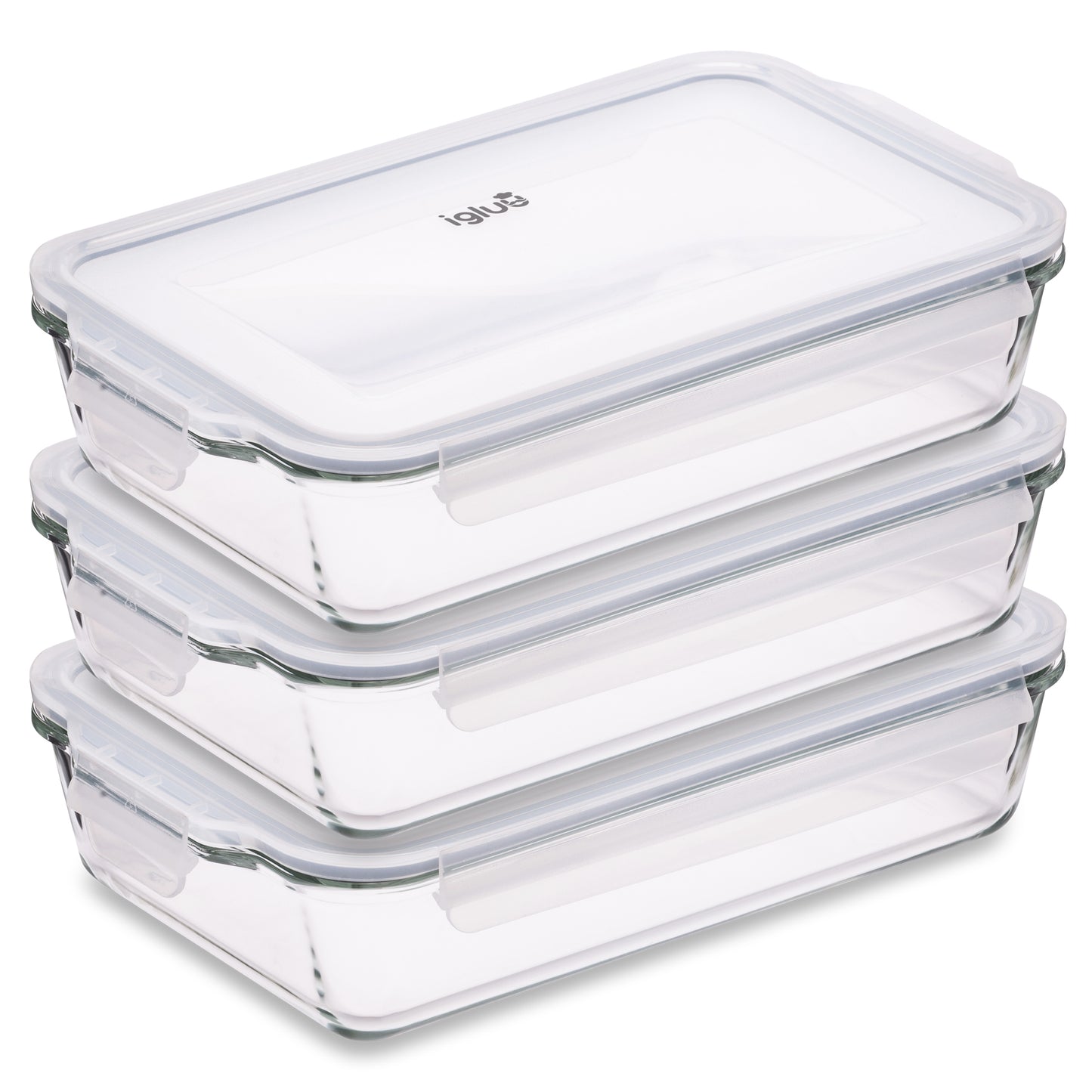 Borosilicate Glass Lasagne Dish with Lid - 2.2L