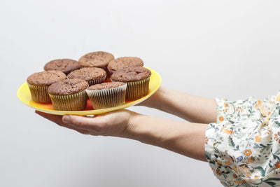 Chocolate orange beetroot muffins